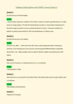 Radiology Verified Questions with CORRECT Answers &lpar;Grade A&plus;&rpar;