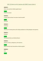 RADT 153 Patient Care Unit 1 Questions with CORRECT Answers &lpar;Grade A&plus;&rpar;
