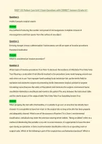 RADT 153 Patient Care Unit 2 Exam Questions with CORRECT Answers &lpar;Grade A&plus;&rpar;