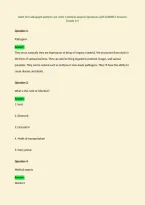 Radt 153 radiograph patient care &lpar;Unit 1 medical asepsis&rpar; Questions with CORRECT Answers&NewLine;&lpar;Grade A&plus;&rpar;