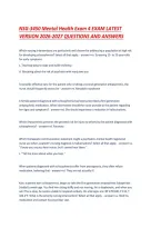 Nsg-3450 Mental Health Exam 4 Exam Latest Version 2026-2027 Questions And Answers&period;pdf&NewLine;&NewLine;