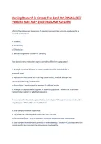 Nursing Research in Canada Test Bank Pt2 EXAM LATEST VERSION 2026-2027 QUESTIONS AND ANSWERS&period;pdf&NewLine;&NewLine;
