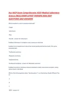 Ace ASCP Exam Comprehensive ASCP Medical Laboratory Science &lpar;MLS&rpar; EXAM LATEST VERSION 2026-2027 QUESTIONS AND ANSWERS&period;pdf&NewLine;&NewLine;Ace ASCP Exam Comprehensive ASCP Medical Laboratory Science &lpar;MLS&rpar; EXAM LATEST VERSION 2026-2027 QUESTIONS AND ANSWERS&period;pdf&NewLine;&NewLine;