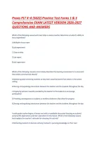 Praxis PLT K&ndash;6 &lpar;5622&rpar; Practice Test Forms 1 & 3 Comprehensive EXAM LATEST VERSION 2026-2027 QUESTIONS AND ANSWERS &period;pdf&NewLine;&NewLine;