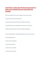 Texes Ppr Ec&ndash;12 Mercedes Ppr Ultimate Study Guide 3&period;0 Exam Latest Version 2026-2027 Questions And Answers &period;Pdf&NewLine;&NewLine;