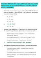 ATLS Practice Test 2026 &vert; 125 Practice Questions & Answers with Detailed Rationales &vert; Advanced Trauma Life Support Exam Prep