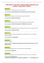 OSHA 30 2027 - Final Exam - General Industry Questions and&NewLine;Answers - Study Guide - Grade A&plus;