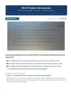 RN ATI Pediatric Nursing Exam 2026 &vert; 70 Questions with Correct Answers & Detailed Rationales &vert; Pediatric Proctored Review