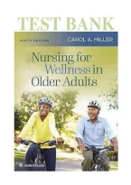 Test Bank For Nursing for Wellness in Older Adults&comma; 9th Edition&comma; by Carol A&period; Miller&vert; All Chapters &vert; Questions & 100&percnt; Verified Answers And Rationales &vert; Graded A&plus;