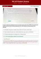 RN VATI Pediatric Nursing 2026 &vert; 60 Questions with Correct Answers & Detailed Rationales &vert; VATI Pediatric Proctored Review