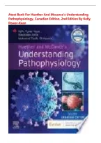 Test bank For Huether and McCances Understanding Pathophysiology&comma; Canadian Edition 2nd Edition by Kelly Power-Kean&comma; Stephanie Zettel&comma; Mohamed Toufic El-Hussein