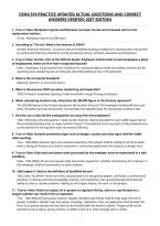 Osha 510 Practice Updated Actual Questions And Correct&NewLine;Answers Verified 2027 Edition&NewLine;