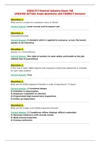 OSHA 511 General Industry Exam 140&NewLine;UPDATED ACTUAL Exam Questions and CORRECT Answers&NewLine;
