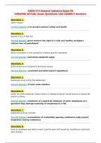 OSHA 511 General Industry Exam 50&NewLine;UPDATED ACTUAL Exam Questions and CORRECT Answers&NewLine;
