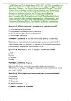 LADWP Electrical Craft Helper Exam 2026&sol;2027 &ndash; ACTUAL-Style Practice Questions & Answers&comma; Los Angeles Department of Water and Power Civil Service Test 3799 Prep&comma; Electrical Fundamentals&comma; Basic Mathematics&comma; Mechanical Aptitude&comma; Judgment and Decision Making