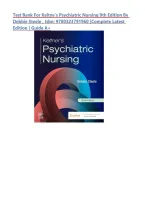 TEST BANK For keltne's Psychiatric Nursing 9th Edition by Debbie Steele &comma; ISBN&colon; 9780323791960 &vert;COMPLETE TEST BANK&vert; Guide A&plus;
