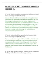 Pca Exam Script Complete Answers&NewLine;Graded A&plus;&NewLine;