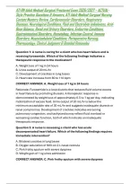 ATI RN Adult Medical-Surgical Proctored Exam 2026&sol;2027 &ndash; ACTUAL-Style Practice Questions & Answers&comma; ATI Adult Medical-Surgical Nursing Content Mastery Review&comma; Cardiovascular Disorders&comma; Respiratory Diseases&comma; Neurological Conditions&comma; Fluid and Electrolyte I