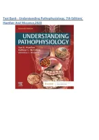 Test Bank - Understanding Pathophysiology&comma; 7th Edition&lpar; Huether and McCance&comma;2026&NewLine;&rpar;&comma;All Chapters &vert;&vert;Latest Edition&NewLine;