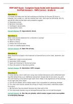 PEPP 2027 Exam - Complete Study Guide with Questions and&NewLine;Verified Answers - 100&percnt; Correct - Grade A&plus;