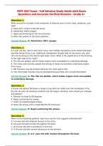 PEPP 2027 Exam - Full Solution Study Guide with Exam&NewLine;Questions and Accurate Verified Answers - Grade A&plus;