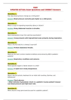 PEPP&NewLine;UPDATED ACTUAL Exam Questions and CORRECT Answers