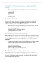 NU155 Final Exam 4&vert; Nursing and Healthcare II &lpar;2026&rpar; Q&A &vert; Galen College