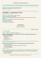 ACHE Board of Governors Exam 2026&sol;2027 &vert; 200 Verified Questions & Answers &vert; American College of Healthcare Executives Prep &vert; Instant Download