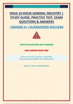 Osha 10-Hour General Industry &vert; Study Guide&comma; Practice Test&comma; Exam Questions & Answers