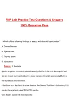 FNP Leik Practice Test &lpar;Latest 2026&sol;2027&rpar; Questions with Correct Answers Pass the Exam&comma; 100&percnt; Verified