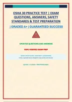 Osha 30 Practice Exam &vert; Exam Questions&comma; Answers&comma; Safety Standards & Test Preparation