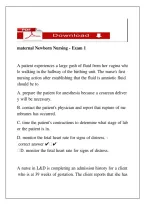 Maternal Newborn Nursing Exam 1 Study Guide &vert; RN Exam Review & Practice Question
