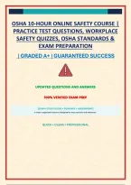 Osha 10-Hour Online Safety Course &vert; Practice Test Questions&comma; Workplace Safety Quizzes&comma; Osha Standards & Exam Preparation