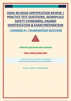 Osha 30 Hour Certification Review &vert; Practice Test Questions&comma; Workplace Safety Standards&comma; Hazard Identification & Exam Preparation