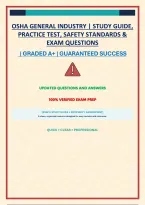 Osha General Industry &vert; Study Guide&comma; Practice Test&comma; Safety Standards & Exam Questions