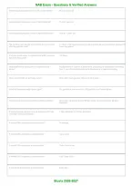 NAB Exam &vert; Practice Questions & Verified Answers &vert; Comprehensive Exam Prep Study Guide &vert; Grade A&plus; &vert; 2026&ndash;2027
