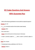 ICC Exam Prep All Versions &lpar;Latest 2026&sol;2027&rpar; Questions with Correct Answers Pass the Exam&comma; 100&percnt; Verified