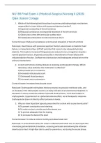 NU 185 Final Exam 4 &vert; Medical-Surgical Nursing II &lpar;2026&rpar; Q&A &vert; Galen College