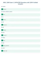 BIOL 1500 Exam 1 &vert; UPDATED Questions with 100&percnt; Verified&NewLine;Answers