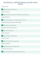 BIO 1500 Exam 1 &vert; UPDATED Questions with 100&percnt; Verified&NewLine;Answers