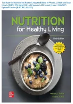 Test Bank for Nutrition for Healthy Living 6th Edition by Wendy J&period; Schiff and Traci L&period;Keck &vert; ISBN&colon; 9781264342228 &vert; All Chapters 1-13 Covered &vert; Latest &lpar;2026&sol;2027&rpar; Updated Version &lbrace;JUST RELEASED&rcub;