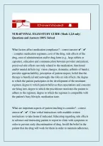 NUR 607 Final Exam Study Guide &vert; Nursing Exam Review & Revision Notes