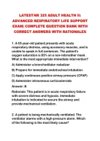 2026-2027 Latest Nr 325 Adult Health Ii&colon;&NewLine;Advanced Respiratory Life Support&NewLine;Exam&vert; Complete Question Bank With&NewLine;Correct Answers With Rationales