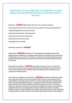 Shadow Health - Tina Jones&comma; Health History  Exam  2026 With Correct Actual &NewLine;Questions And Correctly Well Defined Answers Latest Already Graded A&plus; &vert; &vert; &NewLine;most recent &period;