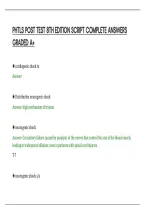 Phtls Post Test 8Th Edition Script Complete Answers&NewLine;Graded A&plus;