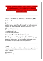 Maternal Newborn Nursing 2026 Clinical Case Study &NewLine;Practice Questions Patient Assessment Obstetric &NewLine;Complications Prioritization Nursing Interventions &NewLine;Clinical Reasoning