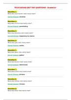 Picat&sol;Asvab 2027 Test Questions - Graded A&plus;