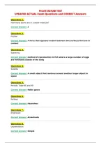 PICAT&sol;ASVAB TEST&NewLine;UPDATED ACTUAL Exam Questions and CORRECT Answers