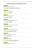 Picat&sol;Asvab 2027 Test Questions - Grade A&plus;