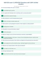 NUR 203 exam 3 &vert; UPDATED Questions with 100&percnt; Verified&NewLine;Answers
